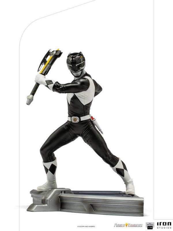 Power Rangers BDS Art Scale Statue 1/10 Black Ranger 17 cm, Verzamelen, Film en Tv, Zo goed als nieuw, Verzenden