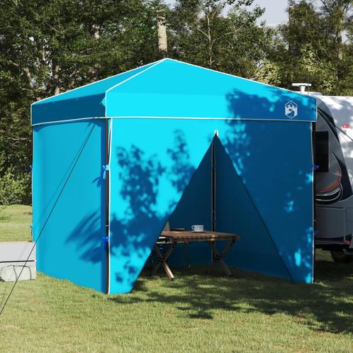 vidaXL Luifeltent Blauw 250 x 250 x 227 / 236 / 245 cm, Tuin en Terras, Partytenten, Nieuw, Verzenden