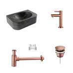Sani Royal Fonteinset Hardstenen Flow met Kraan,, Tuin en Terras, Nieuw