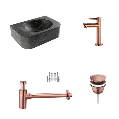 Sani Royal Fonteinset Hardstenen Flow met Kraan,, Tuin en Terras, Waterpartijen en Fonteinen