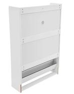 Smalle Vrijstaande Schoenenkast  3 Klapladen en 2 Lades  Wit, Huis en Inrichting, Kasten | Schoenenkasten, Verzenden, Nieuw