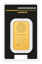1 Troy Ounce - Goud .999 - Argor-Heraeus Kinebar - Verzegeld