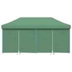 Partytent inklapbaar pop-up met 4 zijwanden groen, Verzenden, Nieuw, 2 meter of meer, Partytent