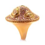 Ring - 18 karaat Roségoud, 18K roségoud wit- en gele, Nieuw
