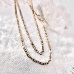 Gouden marine schakel ketting, Ophalen of Verzenden, Gebruikt, Overige kleuren, Goud