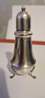 Pepermuntdoos - .925 zilver - Oude zoutvaatje van tin.