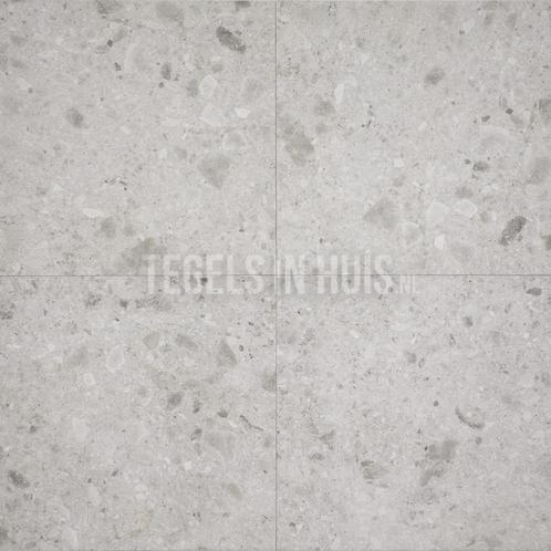 Vloertegel / wandtegel g-stone terrazzo ivoor 90x90 r10, Doe-het-zelf en Verbouw, Tegels, Vloertegels, Nieuw, 10 m² of meer, Keramiek