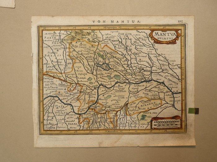 Europa - Italia / Mantova; Jodocus Hondius - Mantova Ducatus, Boeken, Atlassen en Landkaarten