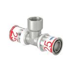 Uponor S-Press Plus perskoppeling Ø25x1/2x25 T-stuk - binne, Verzenden, Nieuw