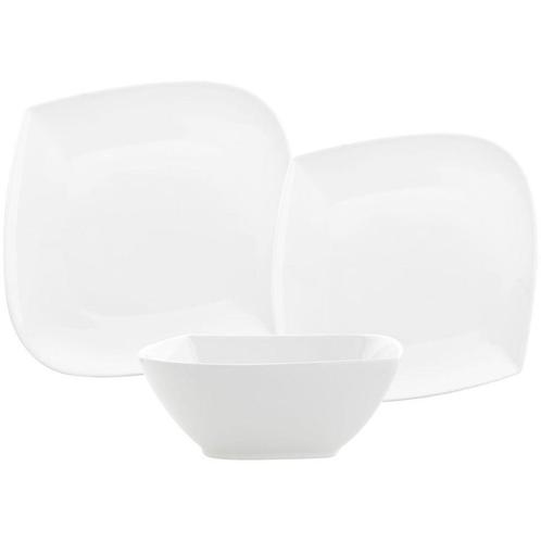 Florina Moss premium 18-delige bordenset geometrische vorm, Huis en Inrichting, Keuken | Servies, Ophalen of Verzenden