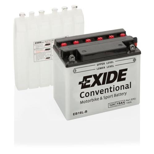 Exide Conventional 12V accu | EB16L-B | 12V 19Ah, Auto-onderdelen, Accu's en Toebehoren, Ophalen of Verzenden