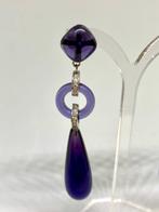 Amethist - Zilver - Oorbellen - Met Amethist stenen