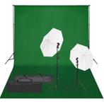 vidaXL Fotostudioset met verlichtingsset en achtergrond, Audio, Tv en Foto, Fotografie | Fotostudio en Toebehoren, Verzenden, Nieuw