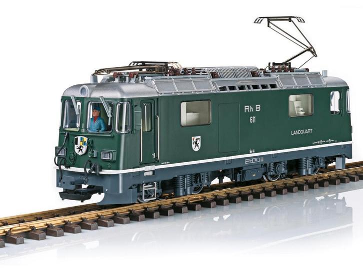 LGB 28447 Elektrische locomotief nr. 611 (Type Ge 4/4 II)..., Hobby en Vrije tijd, Modeltreinen | Overige schalen, Locomotief