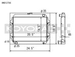 Koyo 76-77 Toyota Celica 2.2L I4 (MT) Radiator - HH012756, Ophalen of Verzenden, Nieuw