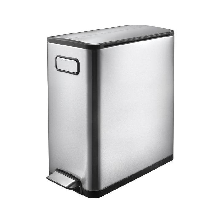 EKO Ecofly Step Bin 20 ltr - Mat RVS, Huis en Inrichting, Woonaccessoires | Prullenbakken, Nieuw, Verzenden
