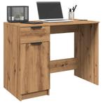 vidaXL Bureau 100x50x75 cm bewerkt hout artisanaal, Verzenden, Nieuw