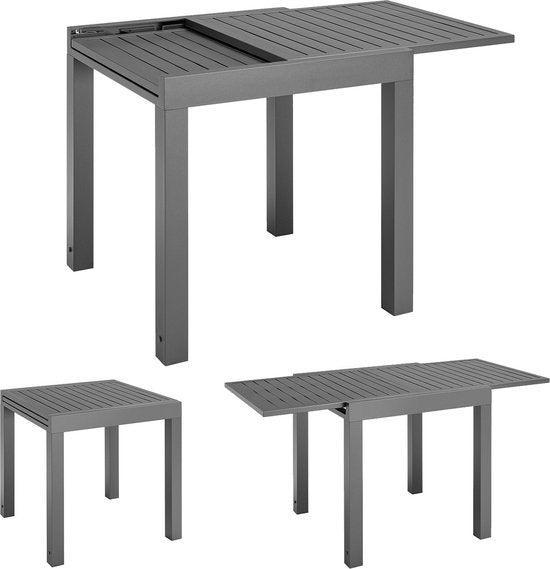 2dekans | Juskys Uitklapbare Tuintafel Laki - 70 x 70 cm -, Tuin en Terras, Tuinsets en Loungesets, Zo goed als nieuw, Ophalen of Verzenden