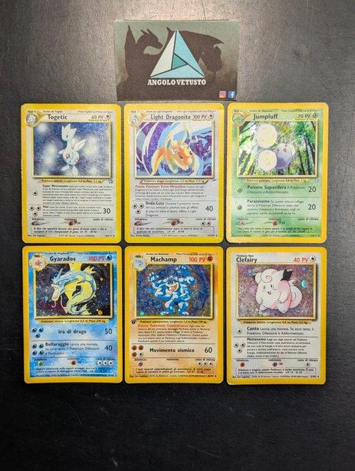 Wizards of The Coast - 6 Card - Pokémon WOTC - 4 Holo Rare, Hobby en Vrije tijd, Verzamelkaartspellen | Pokémon