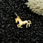 Gouden hanger van een paard (paard hanger, gouden paard), Ophalen of Verzenden, Gebruikt, Goud, Overige merken