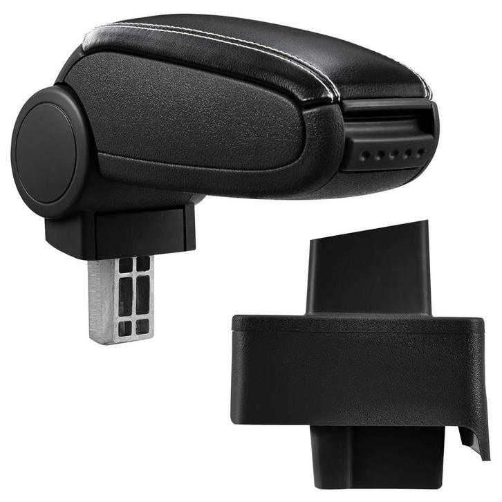 Armsteun Audi 90/ 80 B3 B4 Cabrio kunstleer zwart wit stikse, Auto diversen, Auto-accessoires, Verzenden