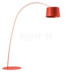 Foscarini Twiggy Terra, karmijnrood (Staande lampen), Verzenden, Nieuw