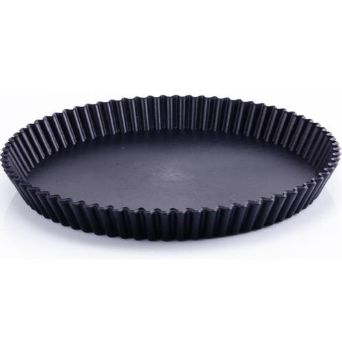 CleanBaking Kunststof Vlaaipan Gekarteld Ø23cm, Hobby en Vrije tijd, Taarten en Cupcakes maken, Nieuw, Verzenden