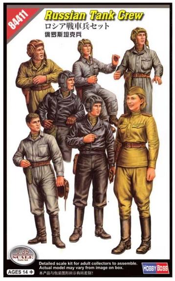 HobbyBoss 84411 Russian Tank Crew 1:35 zonder doos beschikbaar voor biedingen