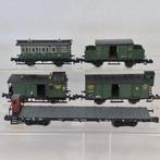 Minitrix N - Modeltrein personenwagonset (5) - 4x, Hobby en Vrije tijd, Modeltreinen | N-Spoor, Nieuw