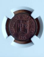 Portugees-India. Republic. 1 Tanga 1934 NGC - AU Details