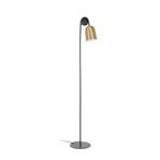*WOONWINKEL* Kave Home Natsumi Vloerlamp Zwart Met Messing, Verzenden, Nieuw