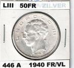België. Leopold III. 50 FR 1940FR/VL morin 446A--446B beide