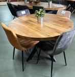 RONDE- OVALE- RECHTE nieuwe tafels goedkoopste van Nederland, Nieuw, Eikenhout, 100 tot 150 cm, 100 tot 150 cm