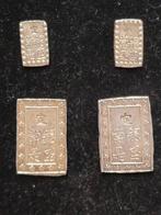 Japan. 1 Shu and 1 Bu 19th century, 4 coins, (Zonder