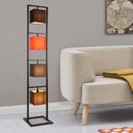 Vloerlamp staande lamp Tavira 4xE14 zwart rood grijs bruin, Huis en Inrichting, Lampen | Vloerlampen, Verzenden, Nieuw