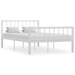 vidaXL Bedframe metaal wit 120x200 cm, Huis en Inrichting, Slaapkamer | Bedden, Verzenden, Wit, Nieuw, Twijfelaar
