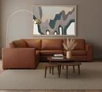 Elementenbank Flow - 2,5 zits arm links + hoek + 3 zits arm, Huis en Inrichting, Ophalen of Verzenden, Nieuw, Rechte bank, Leer