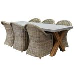 Norwich Roma dining tuinset 240x100xH77 cm 7-delig Rotan, Tuin en Terras, Tuinsets en Loungesets, Ophalen of Verzenden, Nieuw