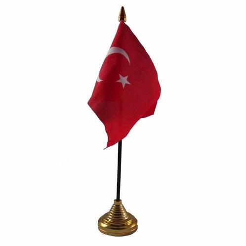 Turkije versiering tafelvlag 10 x 15 cm - Turkije versiering, Hobby en Vrije tijd, Feestartikelen, Ophalen of Verzenden