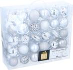2dekans | Giftsome Zilveren Kerstballen Set - 60 Kunststof, Diversen, Kerst, Ophalen of Verzenden, Zo goed als nieuw