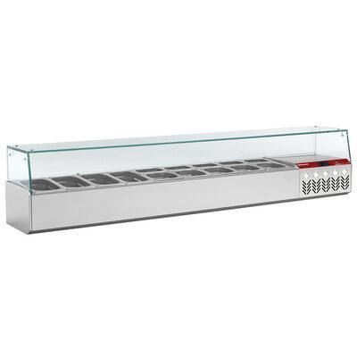 Gekoelde structuur gn 9x1/4, met rechte ruit | Diamond |, Zakelijke goederen, Horeca | Keukenapparatuur, Nieuw in verpakking, Verzenden