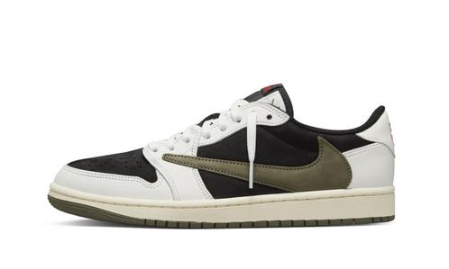 Travis Scott x Jordan 1 Low OG SP WMNS  Olive  - Maat 42, Kleding | Heren, Schoenen, Nieuw, Sneakers of Gympen, Ophalen of Verzenden