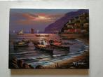 Mario Galanti (XX) - Pescatori a Positano ( costiera