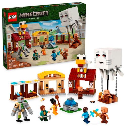 LEGO Minecraft 21273 De Ghast-Ballon Aanval op het Dorp, Kinderen en Baby's, Speelgoed | Duplo en Lego, Nieuw, Lego, Verzenden