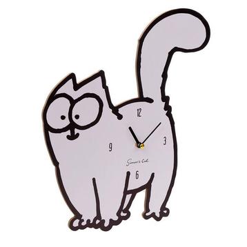 Klok - Simons Cat - Zwart/Wit - 33x31x4cm NIEUW beschikbaar voor biedingen