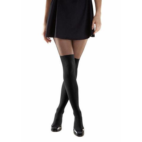 Buffalo Overknee-maillot in aangename modalkwaliteit, Kleding | Dames, Leggings, Maillots en Panty's, Nieuw, Verzenden