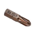 PH3 x 25 mm Phillips krachtbits - 40 stuks gehard, Ophalen of Verzenden, Nieuw