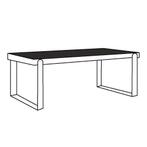 Eettafel-UM Tegelen - eettafel, Nieuw, Overige materialen