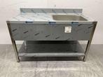 RVS  Spoeltafel spoelbak Gelast model Premium-line 140 cm, Ophalen of Verzenden, Nieuw zonder verpakking