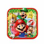 Super Mario gebakbordjes 18cm 8 stuks, Nieuw, Ophalen of Verzenden
